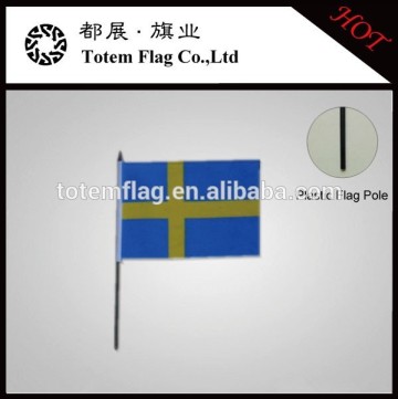 Sweden Hand Stick Flag , Sweden Hand Flag