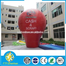 4m inflatable roof balloon, inflatable ground balloon