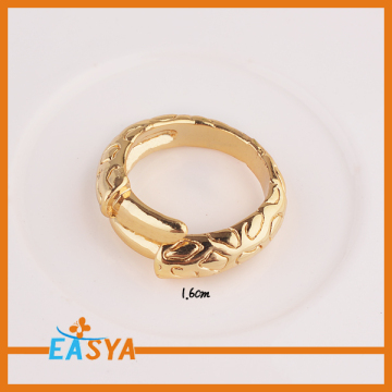 Unique Gold Plated Zinc Alloy Adjustable Rings