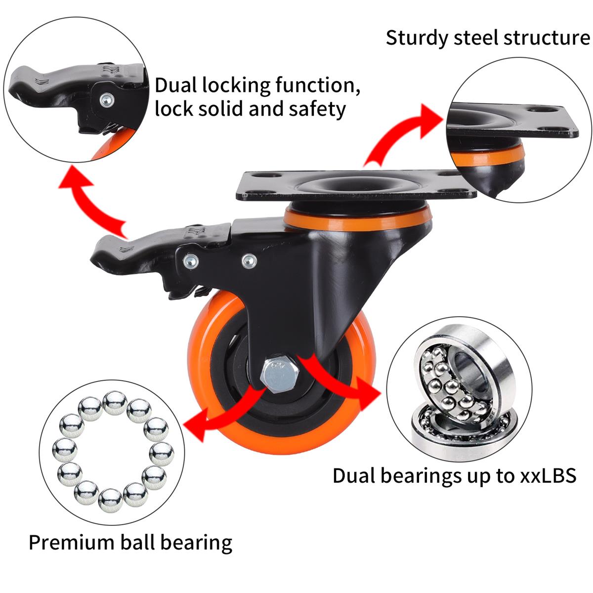 heavy duty caster