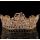 Small Gold Plated Beauty Queen Pageant Crown