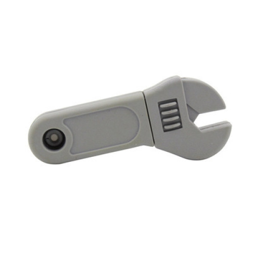 100% Full Capacity Memory Disk Best Selling PVC Wrench Shaped USB Flash Drive Manufactory