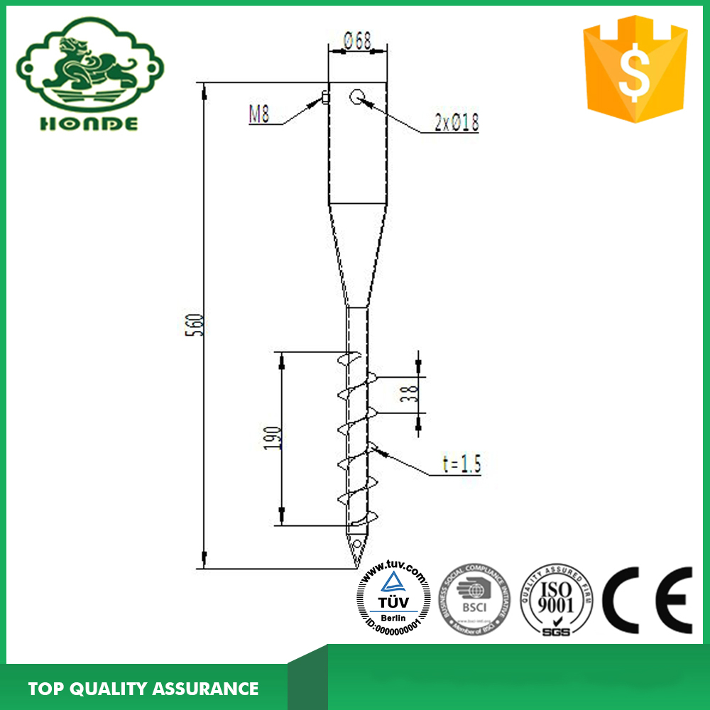 Ground nsete Anchor Factory N68 * 560mm