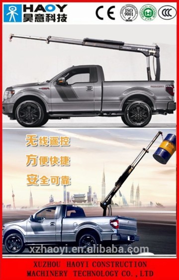 Pickup truck crane with cable winch for sale