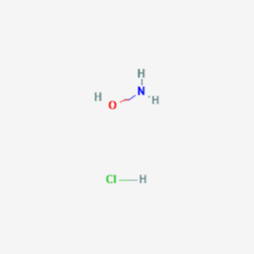 reacción de hidrocloruro de hidroxilamina con acetona