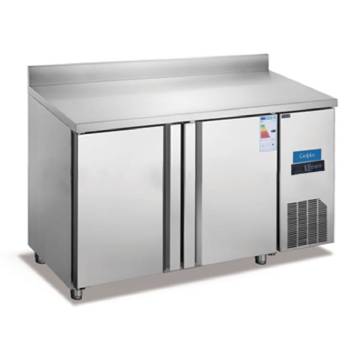 Under Counter Chiller Refrigerated Table with 2 Solid Doors