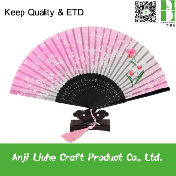 Chinese silk fabric dance fans