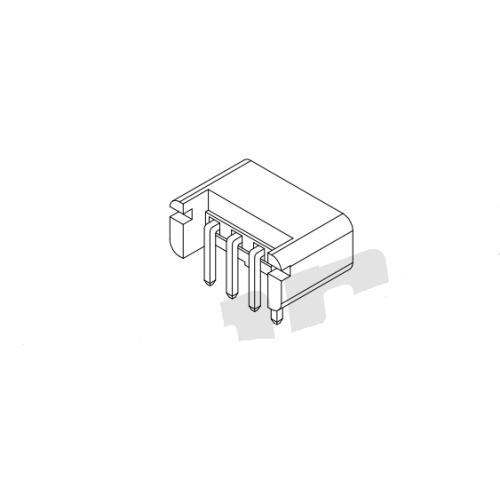 2.50mm pitch 90°Wafer Connector Series AW2511R-xP