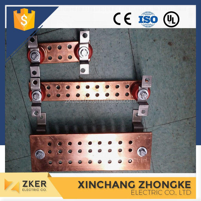 Electrical Tinned Copper Grounding Bus Bars Insulator for Earthing