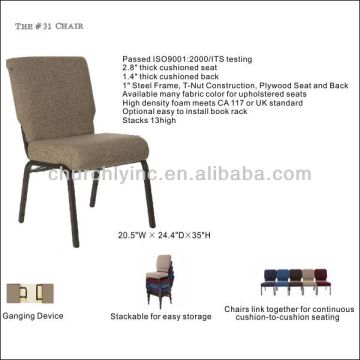 Romania hot sale stackable church chair