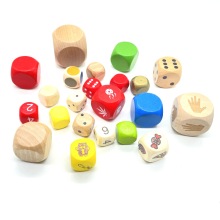 Customizable Wood Dice with Logo: Perfect Game Accessories for Kids