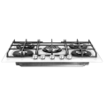 White Stainless Steel Gas Hobs 75CM