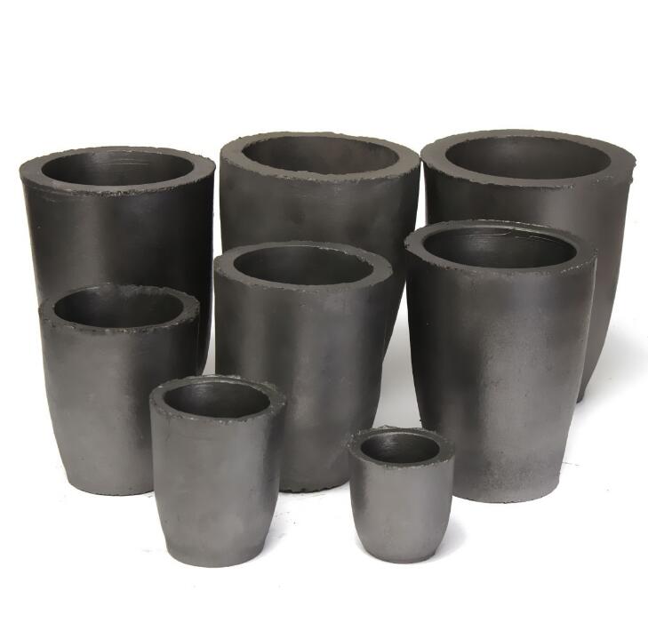 Tengesa yakakwirira-kuchena yakanyungudutswa yemhangura graphite crucible