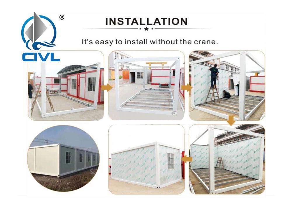 Контейнерный дом Установить Container House Install