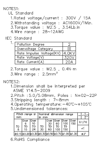 Screw Terminal Block Pcb