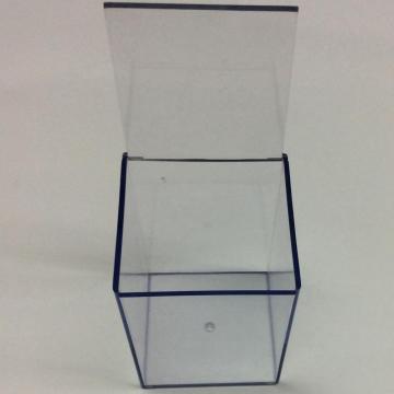 Plastic display storage box