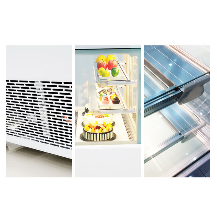 hot selling ningbo corolla gn-1500c4 cake display chiller showcase