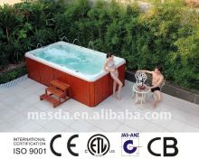 Luxury swim spa with 32" pop-up TV