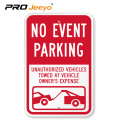 reflecterend geen evenement parkeren aluminium bord