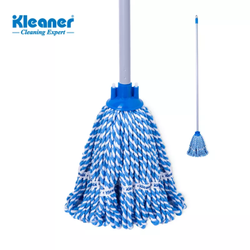 Kleaner Telescopic Microfiber Mop: Retractable Twist Mop for Dry and Wet Cleaning