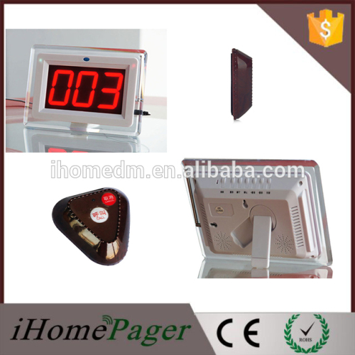 Restaurant wireless table cal button waiter calling system