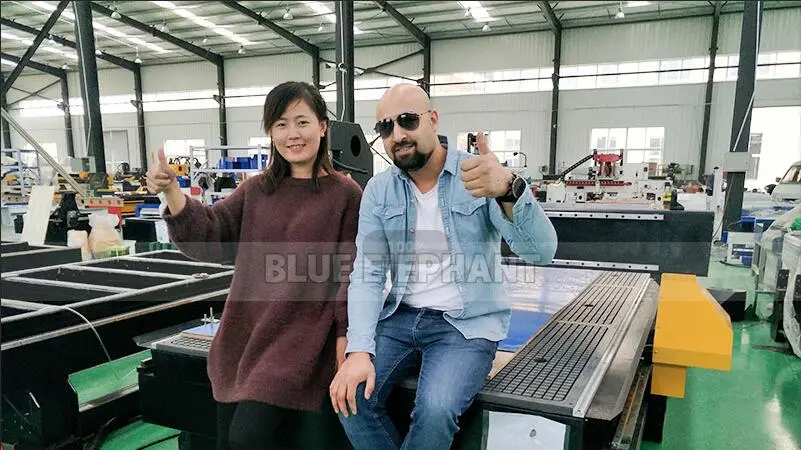 Jinan Blue Elephant 2030 Hot Sale CNC Router Machine, Wood Cutting Machinery for Wood Furniture Making