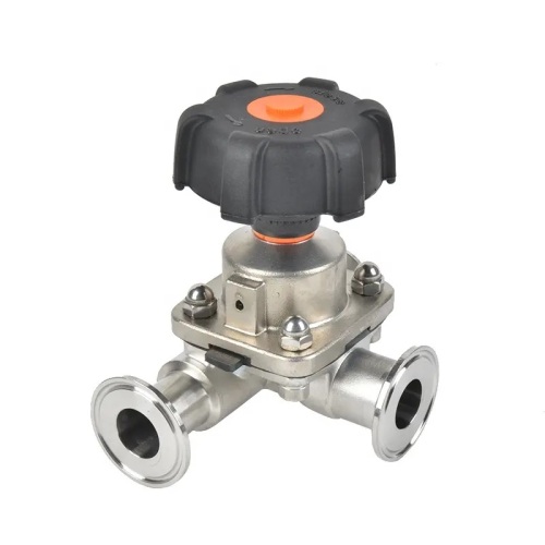 Sanitary Stainless Steel 304 316L Manual Diaphragm Valve