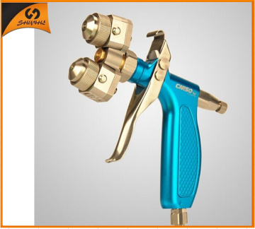 2015 Hot on sales PE chrome paint mini double nozzle spray gun High Quality Chrome Plating System