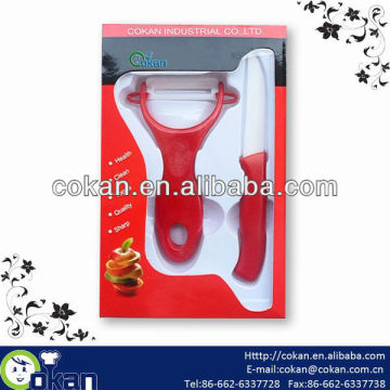 Kitchen Ceramic Knife & Peeler Set CK-P026