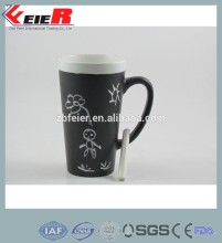 funnel chalk mug, writable mug