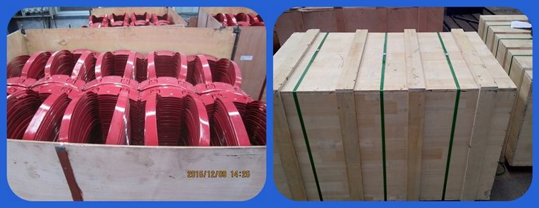 spiral fins aluminium alloy oil drilling tool casing centralizers/spiral vanes rigid oil casing centralizers for sale