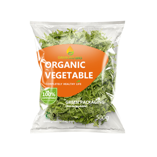 Kompostowalne biodegradowalne warzywa torby sałatkowe Clear