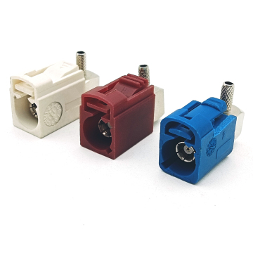 Fakra Right Angle Female Coaxial Antenna Connector
