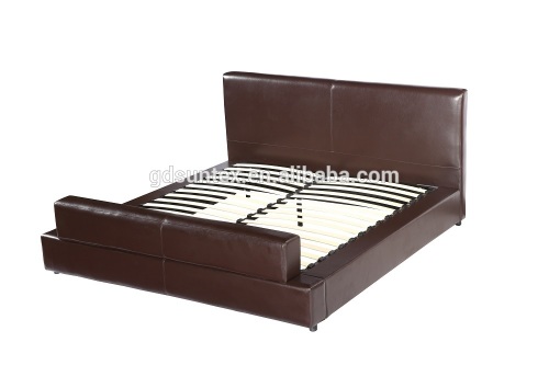 Wholesale king size bedroom bed/ exquisite soft pu bed