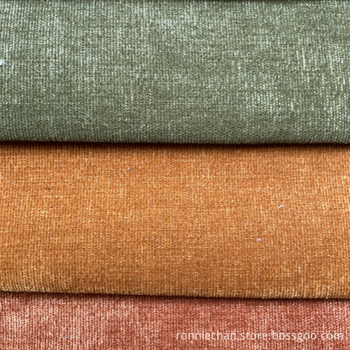 Recycled PET RPET GRS Polyester Corduroy Sofa Fabric