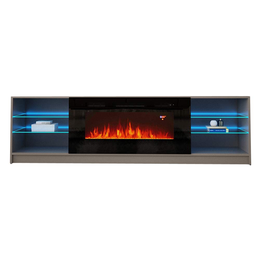 Suporte de TV led com lareira elétrica Led Tv Stand with Electric Fireplace