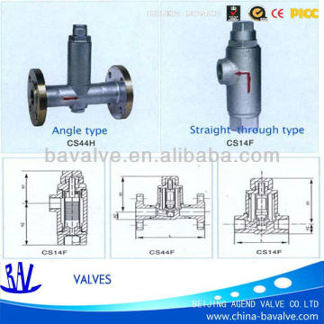 SS/cast steel /liquid expansion /bellows type steam trap