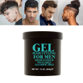 Gel de coiffure de coiffage de coiffage de salon professionnel masculin