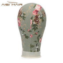 Aisi Hair Poly Canvas Block Training Mannequin Head Mannequin Manikin Head Wig Stand Wig Head Stand Wig Accessories