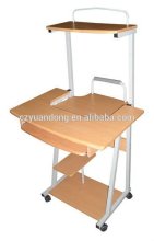 school cheap Wood Computer table with wheels