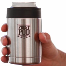 12oz stainless steel vacuum can cooler,bottle insulator can holder