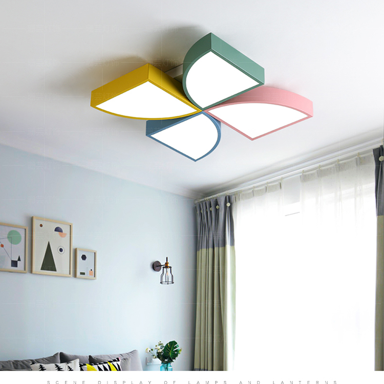 Nordic Wind Farbe Windmühle Kinderzimmer Deckenlampe moderne Schlafzimmerlampe warme Persönlichkeit kreative LED-Cartoon-Lampen