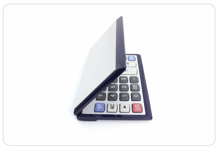 office desktop 12 digit promotion calculator with aluminum alloy cover RC-001