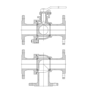 Three Way Ball Valve