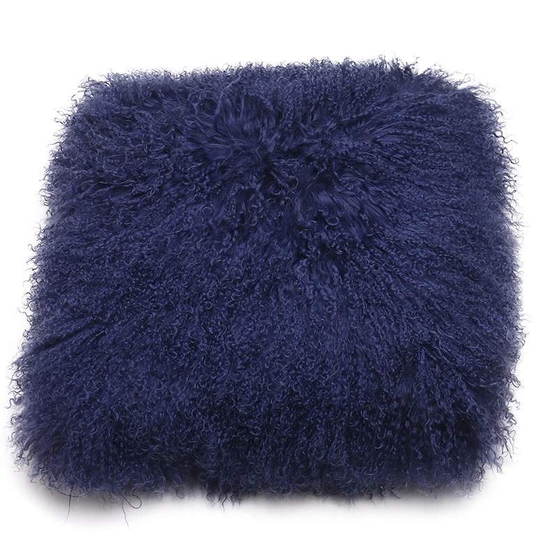 Sheepskin Cushion Fur Pillow Plush Cushion Made in China