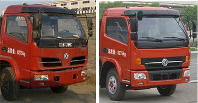 DONGFENG Duolika 6CBM Hydraulic Lifter شاحنة جمع ونقل النفايات