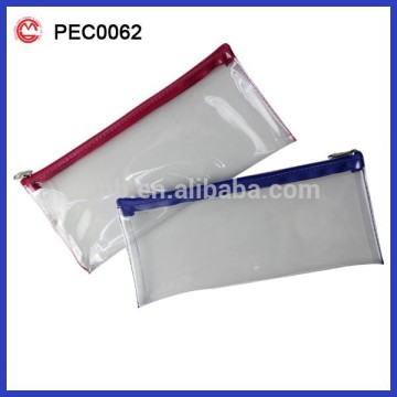 cheap wholesale soft transparent pencil case