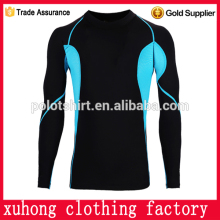 contrast color mesh fabric quick dry compression wear