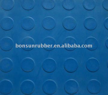 Rubber circle coin tile