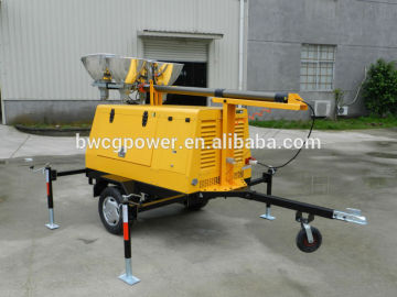 Generator with light 4x1000w